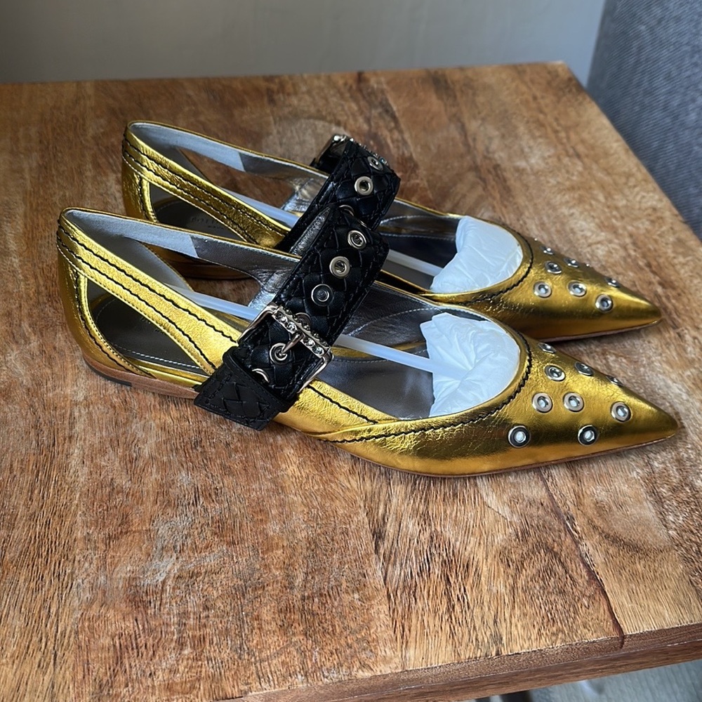 NIB Bottega Veneta Mary Jane Ballet Flats size 39